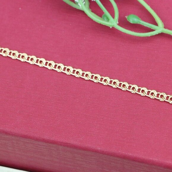 "Elegant Rose Gold Plated Chain Bracelet for Women, XPBL1100 - Picture 9 of 12